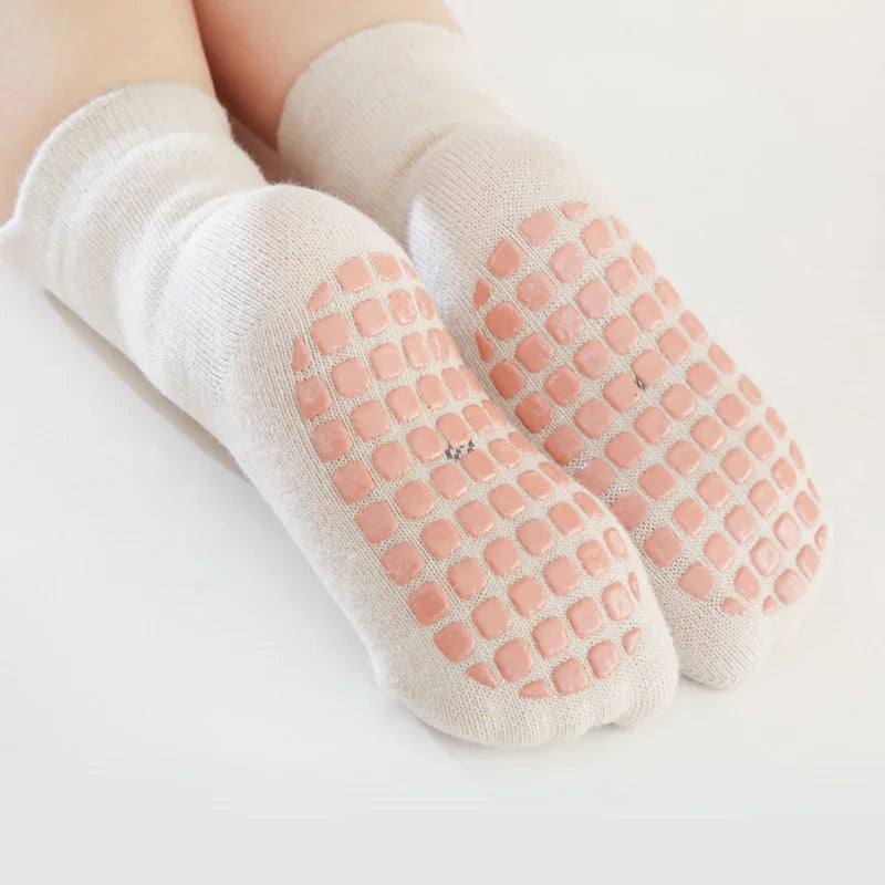 3/5 Pairs Baby Animal Pattern Non-Slip Socks – Breathable Grip Socks for Boys & Girls 1–3Y