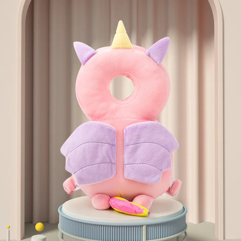 Baby Head Protector Backpack Pillow – Soft Fall Prevention Cushion for Toddlers Aged 0–3Y