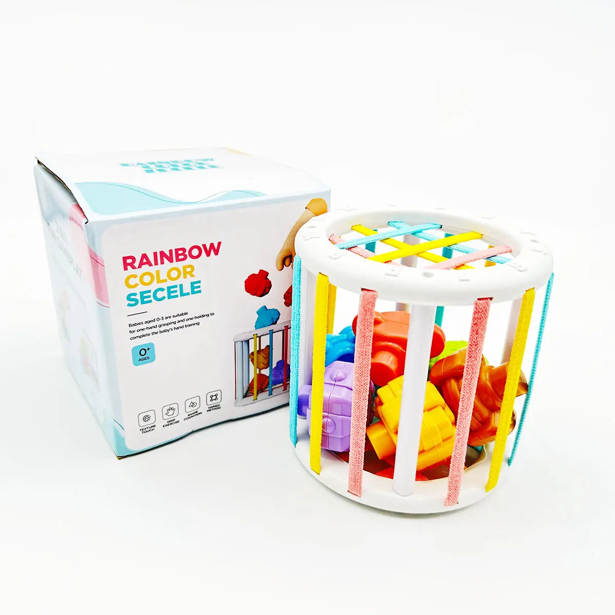 Montessori Baby Sensory Sorting Toy – Educational Colour Blocks for 12–36 Months