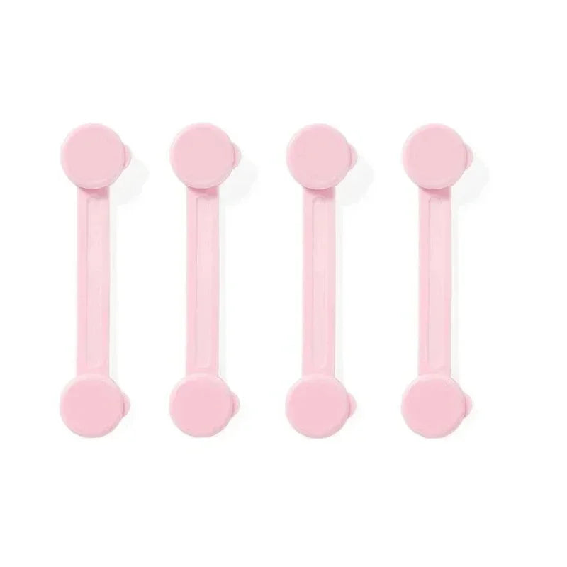 4/6pcs Baby Safety Drawer Locks – Anti-Pinch Cabinet & Fridge Lock Buckles