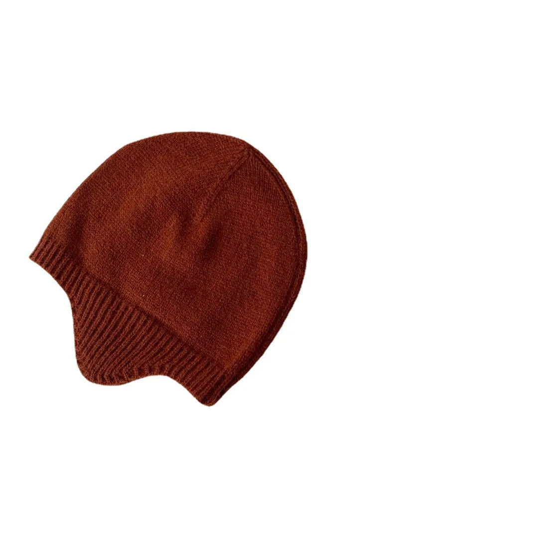 Baby Knit Hat – Korean Style Winter Beanie for Boys & Girls (Photography Prop)