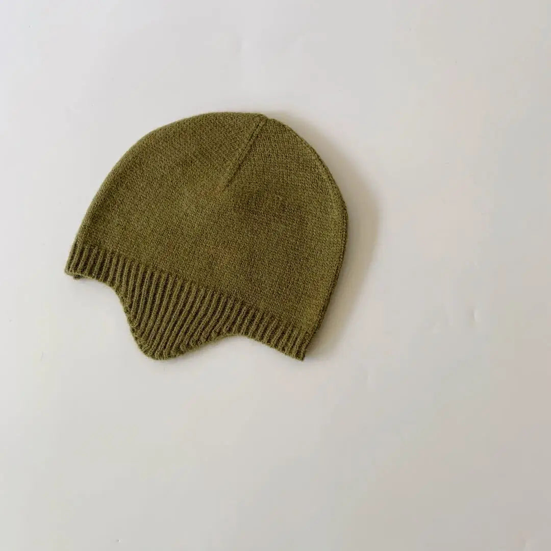 Baby Knit Hat – Korean Style Winter Beanie for Boys & Girls (Photography Prop)