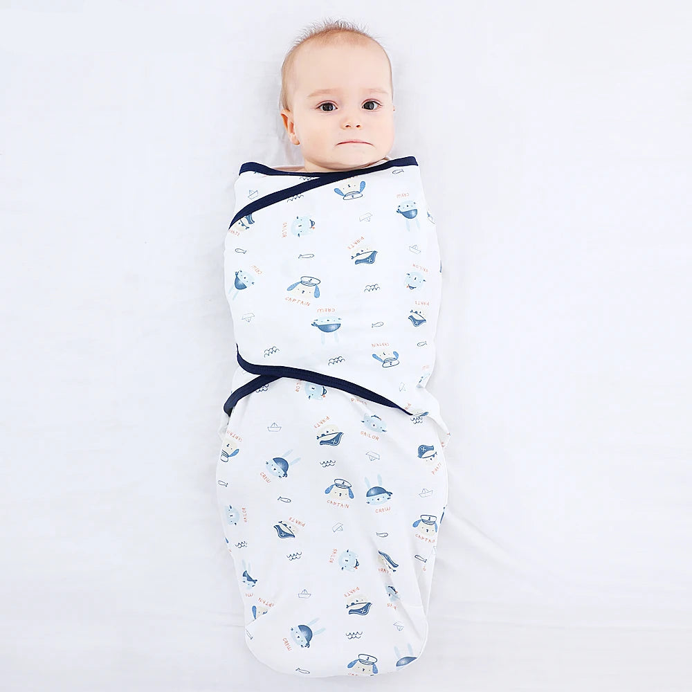Baby Swaddle Wrap – Soft Cotton Cocoon Blanket for Newborns (0–12M)