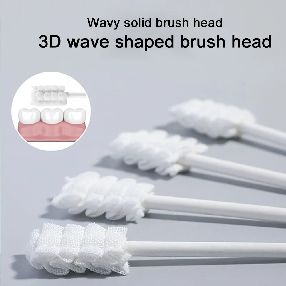 30PCS Baby Mouth Cleaning Sticks – Disposable Tongue & Gum Wipes for Newborn Oral Hygiene