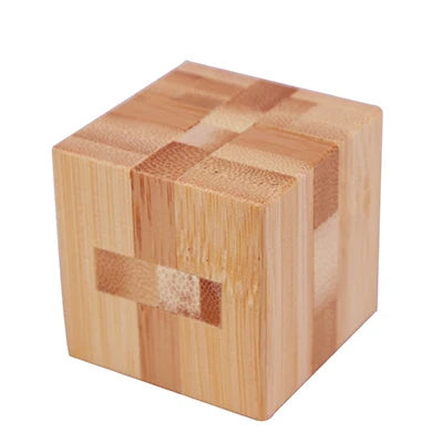 Wooden Kong Ming Lock Lu Ban Puzzle Toy for Kids & Adults – Brain Teaser 3D Montessori Game