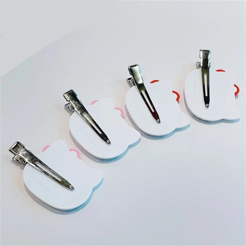 Hello Kitty Hairpin & Scrunchie Set – Cute Anime Hair Accessories for Baby Girls