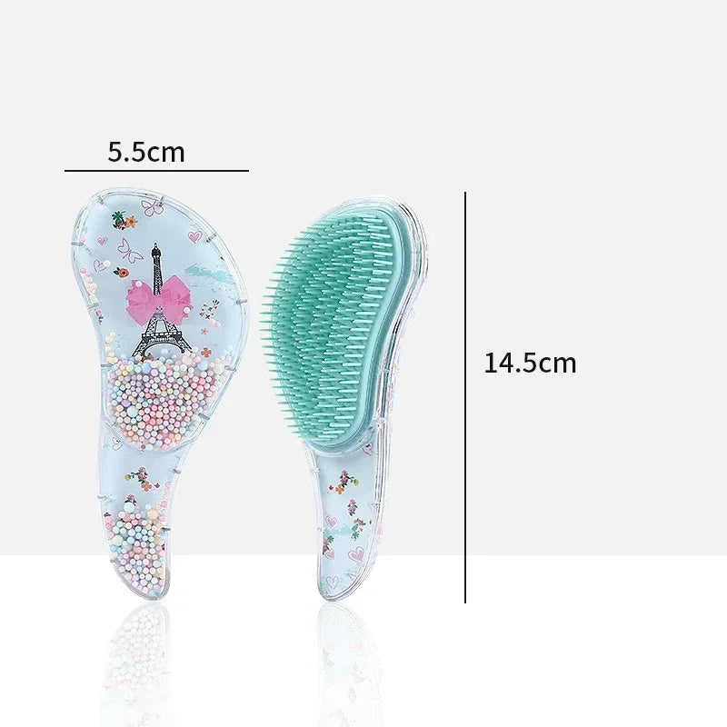 Cartoon Animal Baby Hair Comb – Anti-Knot Soft Scalp Massage Brush for Kids