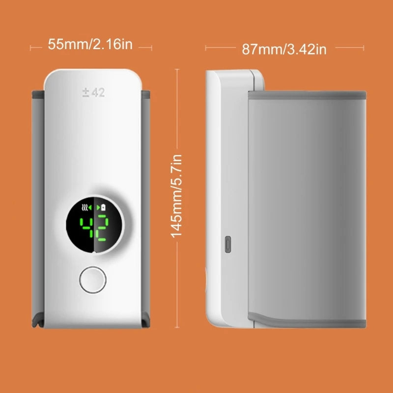 Cordless Portable Baby Bottle Warmer – Travel Milk Heater for Parents with Infants & Toddlers