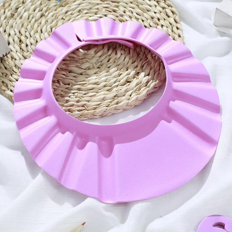 Adjustable Baby Shower Cap – Soft Shampoo Shield with Ear & Eye Protection for Toddlers