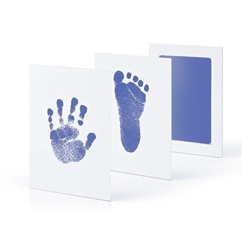 2-Set Baby Handprint & Footprint Ink Pads – Safe, Inkless Keepsake Kit for Babies or Pets
