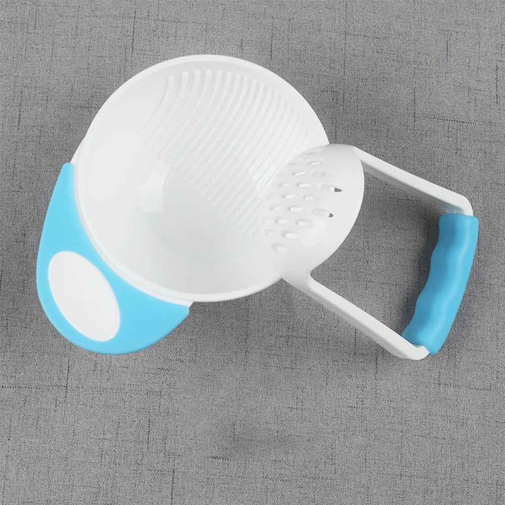 Baby Food Grinding Bowl Set – Manual Fruit & Veggie Supplementary Food Tool for Toddlers